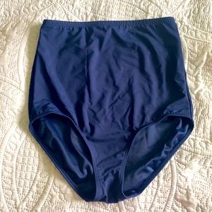 Lands End High Waisted Swim Bottom